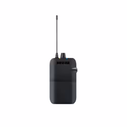 Shure P3R, Portable (bodypack receiver), 606 - 630 MHz, 38 - 15000 Hz, 16 Ω, 90 m, Black