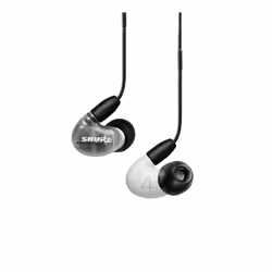 Shure AONIC 4, Wired, Calls/Music, 20 - 19000 Hz, 21.1 g, Headset, Grey, Translucent, White