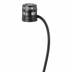 Shure WL185M, Lavalier/Lapel microphone, -43 dB, 70 - 20000 Hz, 120.5 dB, 74 dB, 20 dB