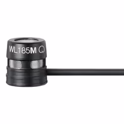 Shure WL185M Black Lavalier/Lapel microphone