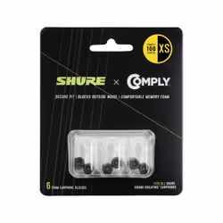 Shure EACYF1, Earbud tips, Foam, Black
