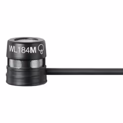 Shure WL184M Black Lavalier/Lapel microphone