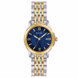Bulova Classic Quartz Ladies Watch Stainless Steel Two-Tone (Model: