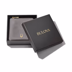 Bulova Jewelry Mens Precisionist Black Leather Belt-Strap Bracelet