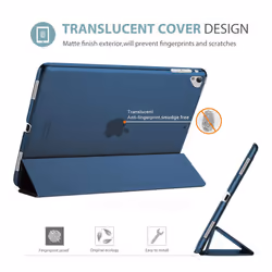 Smart Case for iPad Pro 12.9 1st and 2nd Generation (2015 and 2017 Model), Stand Cover Support Auto Sleep/Wake -Navy