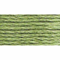 DMC 117-368 Mouline Stranded Cotton Six Strand Embroidery Floss Thread Light Pistachio Green 8.7-Yard