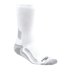 Carhartt Men's Force Performance Work Crew Socks (3/6 Packs)  White  Shoe Size: 6-12