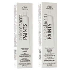 Wella Color Charm Paints CLEAR Semi-Permanent - Clear - Pack of 2