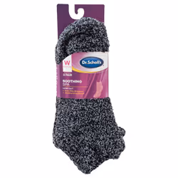 Dr. Scholl's Women's Soothing Spa Low Cut Gripper Socks  3 Pack  Multi-Colored  Shoe Size: 4-10