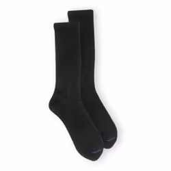Dr. Scholl's Womens Diabetes & Circulator - 4 6 Pair Packs Non-binding Comfort And Moisture Management Socks  Black  8-12 US