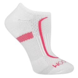 Fruit of the Loom Womens CoolZone Cotton Cushioned No Show Tab Socks 6 Pair  White  Shoe Size: 8-12