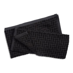Cuisinart Professional Sculpted Tea Towel Charcoal Bamboo, 40 x 70cm - Pack of 2