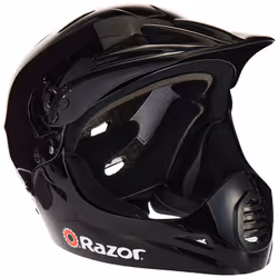 Razor Full Face Youth Helmet  Black