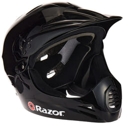 Razor Full Face Youth Helmet  Black
