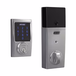 SCHLAGE BE469ZP CEN 716 SCHLAGE Connect Smart Deadbolt With Alarm Inbuilt Century Trim In Aged Bronze