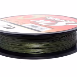 Daiwa J Braid 300m 8 Strand Round Braid Line 30 Lb 330 Yd Dark Green