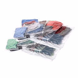 Samsonite Compression Packing Bags  Plastic  Clear  12-Piece Kit (2-Pouch/4-Carry-On/4-Large/2-X-Large