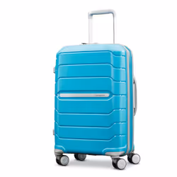 Samsonite Freeform Hardside Expandable with Double Spinner Wheels Carry-On 21-Inch Ocean Blue