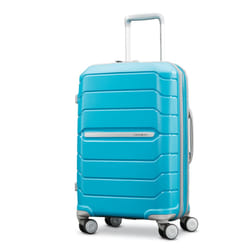 Samsonite Freeform Hardside Expandable with Double Spinner Wheels  Carry-On 21-Inch  Ocean Blue