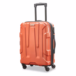 Samsonite Centric Hardside Expandable Luggage with Spinner Wheels  Burnt Orange  Carry-On 20-Inch