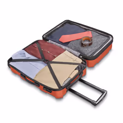 Samsonite Centric Hardside Expandable Luggage with Spinner Wheels  Burnt Orange  Carry-On 20-Inch