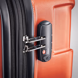 Samsonite Centric Hardside Expandable Luggage with Spinner Wheels  Burnt Orange  Carry-On 20-Inch