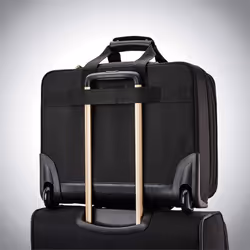 Samsonite Women's Upright Mobile Office Suitcase  Black  Water Resista