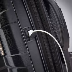 Samsonite Centric 2 Hardside Expandable Luggage with Spinner Wheels  Black  Carry-On 20-Inch