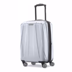 Samsonite Centric 2 Hardside Expandable Luggage with Spinner Wheels Silver Carry-On 20-Inch