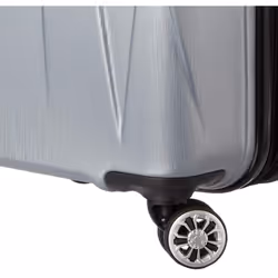 Samsonite Centric 2 Hardside Expandable Luggage with Spinner Wheels  Silver  Carry-On 20-Inch