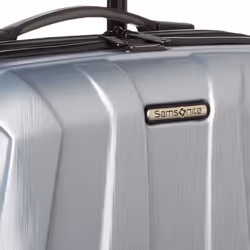 Samsonite Centric 2 Hardside Expandable Luggage with Spinner Wheels  Silver  Carry-On 20-Inch