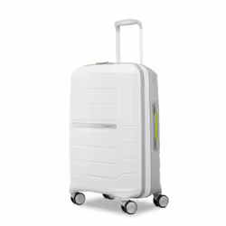 Samsonite Freeform Hardside Expandable with Double Spinner Wheels Carry-On 21-Inch White/Grey