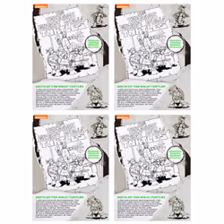 Teenage Mutant Ninja Turtles: Original Sketch Collector Figure with Comic Book by Playmates Toys