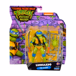 Teenage Mutant Ninja Turtles Leonardo Basic Figure, 4 yr(s), Ninja Turtles, Assorted colours, Plastic