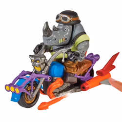 Teenage Mutant Ninja Turtles Rocksteady Cycle W/Rocksteady - Additional view 4