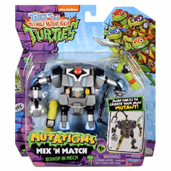 Teenage Mutant Ninja Turtles Mix 'n Match Bishop Mech Suit, 4 yr(s), Ninja Turtles, Multicolour, Plastic