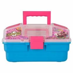 Shakespeare Cosmic Children's Fishing Tackle Box - Kids Storage Play Box with Spill Proof Tray and 27 Piece Tackle including  ...