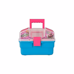 Cosmic Children's Fishing Tackle Box - Kids Storage Play Box with Spill Proof Tray and 27 Piece Tackle including Floats, Hook ...