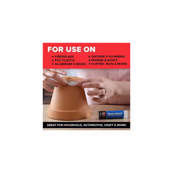 Jb8277 Waterweld Under Water Adhesives, Off White 2 oz, 1 Pack