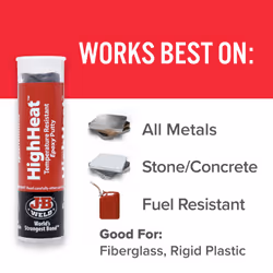 J-B Weld 8297 HighHeat 500 Degree Epoxy Putty Stick - 2 oz.   Grey