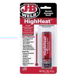 J-B Weld 8297 HighHeat Temperature Resistant Epoxy Putty Stick, Machine Gray, 2oz
