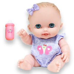 JC Toys Lil Cutesies 8.5"" All Vinyl Baby Doll | Posable and Washable