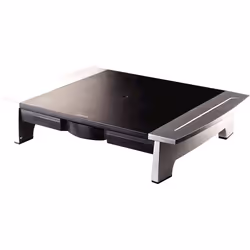 Fellowes Computer Monitor Stand with 5 Height Adjustments - Office Suites Monitor Riser with Storage Tray - Ergonomic Adjustable Monitor Stand for Computers - Max Weight 36KG/Max Size 28" - Graphite - Additional view 8