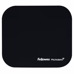 Fellowes Mouse Mat with Non-Slip Rubber Base - Mouse Pad with Antibact