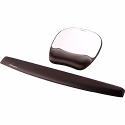 Fellowes Mouse Mat Wrist Support - Memory Foam Mouse Pad with Soft Foam Pillow - Ergonomic Mouse Mat for Computer, Laptop, Home Office Use - Compatible with Laser and Optical Mice - Silver - Additional view 7