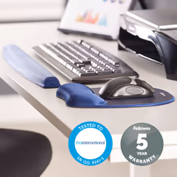 Fellowes 9178401 wrist rest Gel, Polyurethane Blue - Additional view 4
