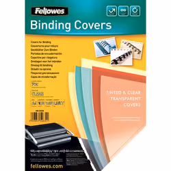 Fellowes 5375901, A4, Plastic, PVC, Transparent, 0.18 mm, 297 mm, 1 mm