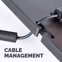 Fellowes Computer Monitor Stand with 3 Height Adjustments - Premium Monitor Riser Plus with Cable Management - Ergonomic Adjustable Monitor Stand for Computers - Max Weight 36KG/Max Size 21" - Graphite - Additional view 6