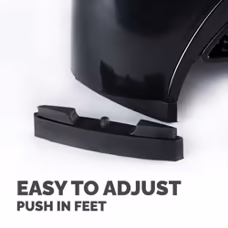 Fellowes Computer Monitor Stand with 3 Height Adjustments - Smart Suites Monitor Riser Plus with Storage Area - Ergonomic Adjustable Monitor Stand for Computers - Max Weight 10KG/Max Size 21" - Black - Additional view 5