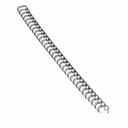 Fellowes Wire Binding Comb - 50 Sheets, Black, Black, 50 sheets